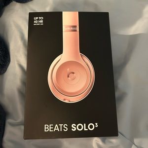 Beats Solo³ Wireless Rose Gold Bluetooth Headphones